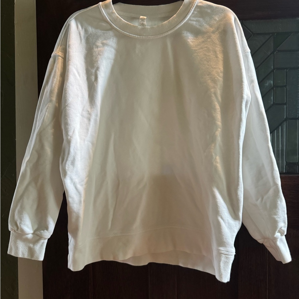 Lululemon Perfectly Oversized Crew in White Size 6
